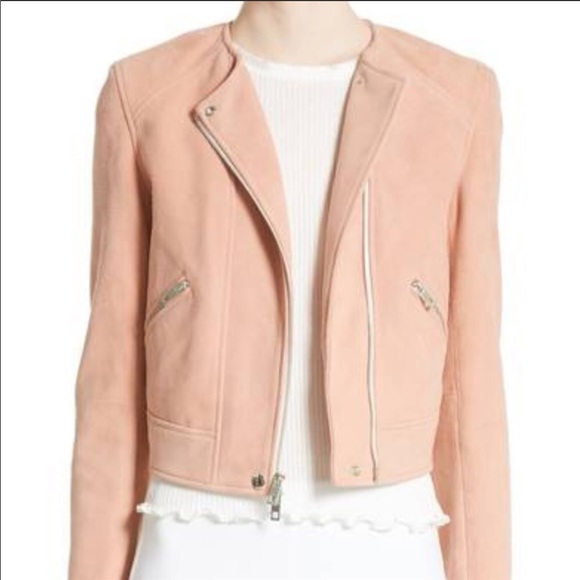 rag & bone Jackets & Blazers - Rag and Bone sunset Hollander suede moto jacket